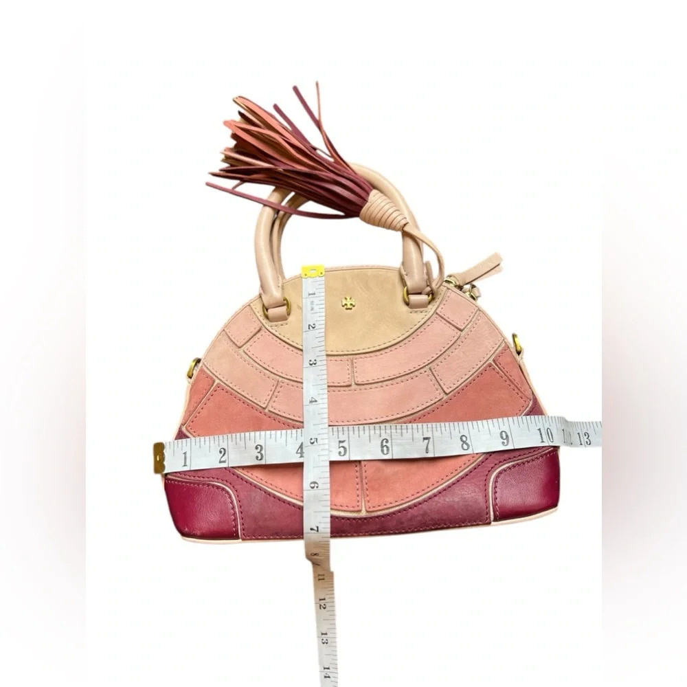 Tory Burch Womens Leather Crossbody Shoulder Bag Light Pink Seashell red - Picture 3 of 16